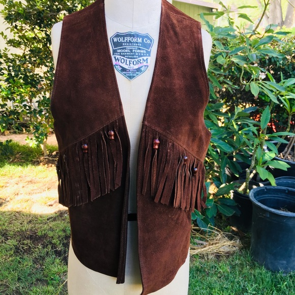 Vintage Other - Vintage Fringe Boho Vest